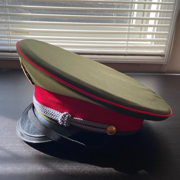 Chinese PLA Ground Forces Army Military Visor Size 58 or 7 1/4 - Picture 3 of 5